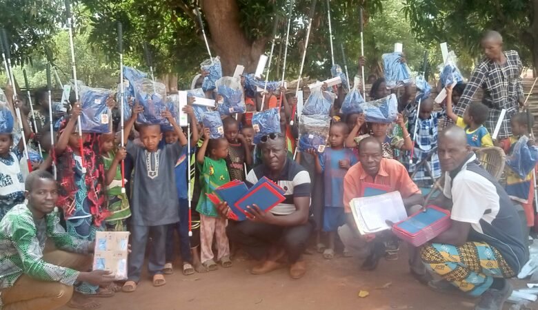Centrafrique : le CAFBAC poursuit ses actions en faveur des déficients visuels